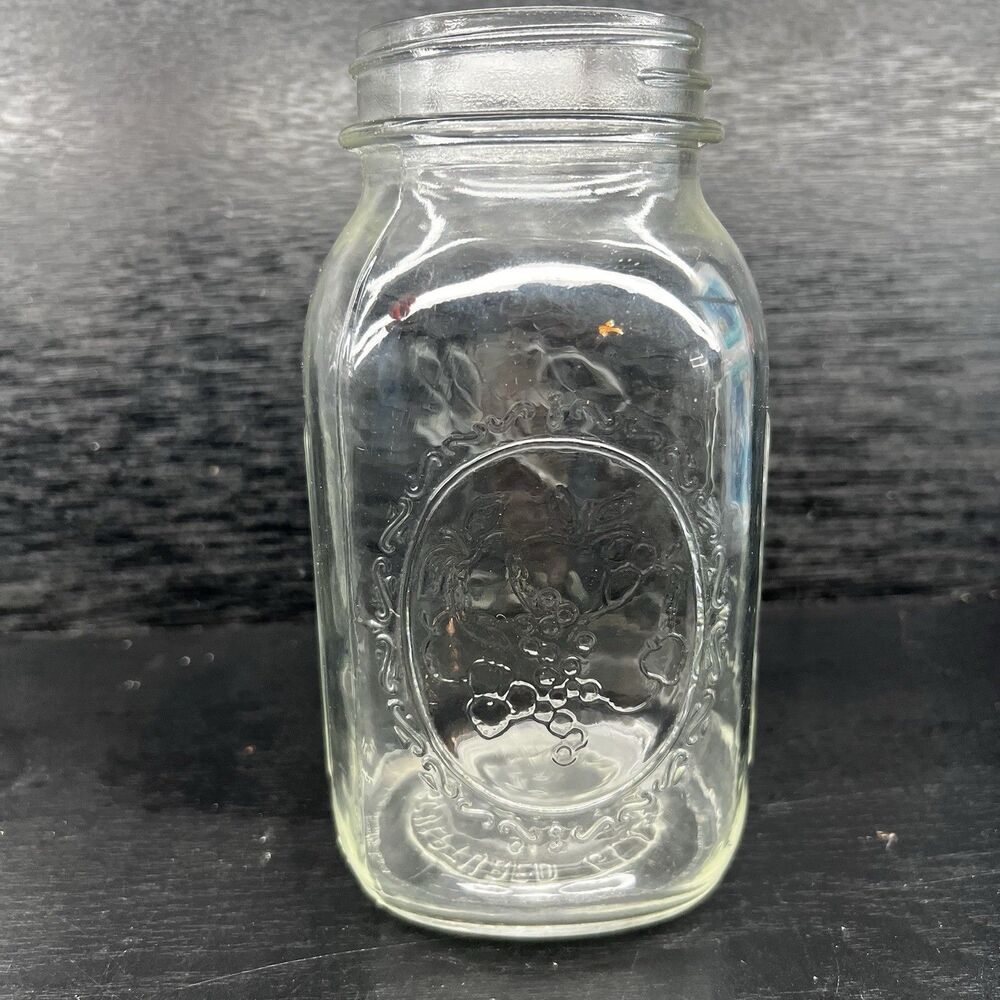 Vintage QT Ball Mason Harvest Canning Jars-ML/Cups/Oz - Marked Genuine Bottom